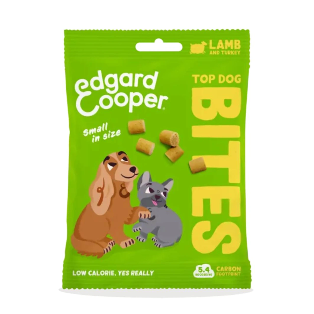 Edgard & Cooper Top Dog Bites Small lam og kalkun 50 g